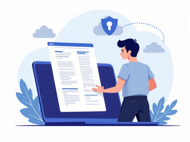 Immagine di un utente che interagisce con un modulo online, simboleggiando la raccolta di dati per migliorare i servizi.